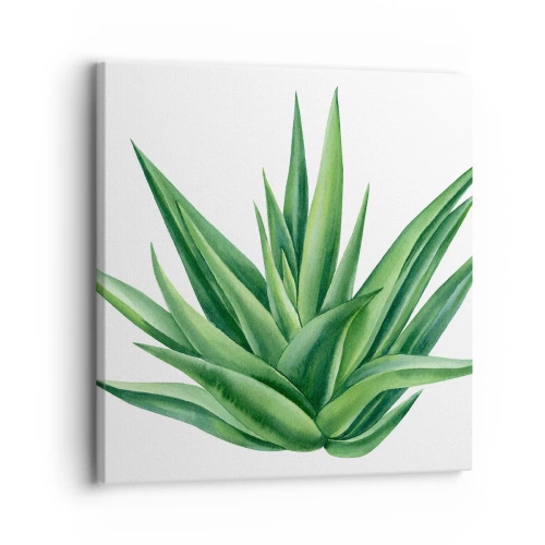 Tablou pe pânză - Verde - putere - viață - 30x30 cm