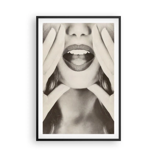 Poster în ramă neagră - Vin imediat! - 61x91 cm