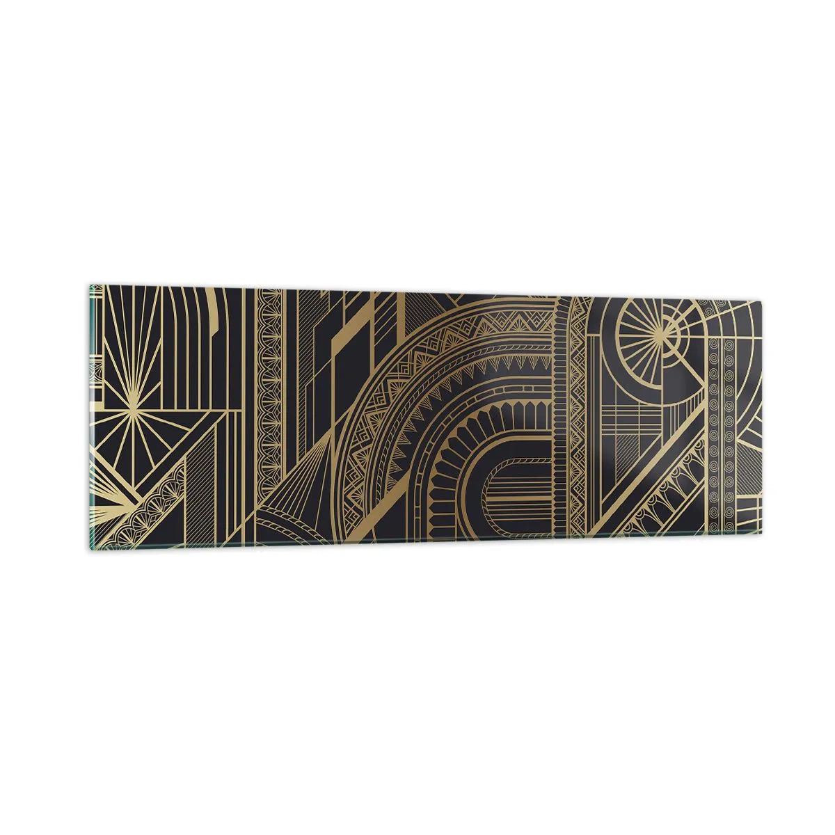 Tablou pe sticlă - Concepte, idei, planuri - 90x30 cm