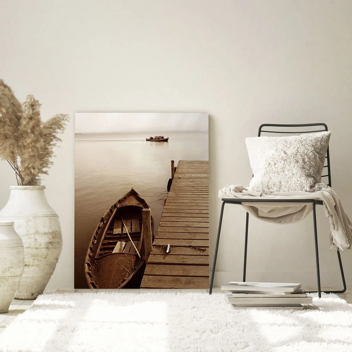 Tablou pe sticlă - Marea pace - 80x120 cm