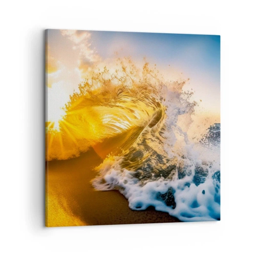 Tablou pe pânză - Joc în nisip - 50x50 cm