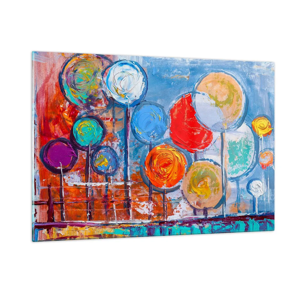 Tablou pe sticlă - Toate ciudăţeniile şi curiozităţile - 120x80 cm