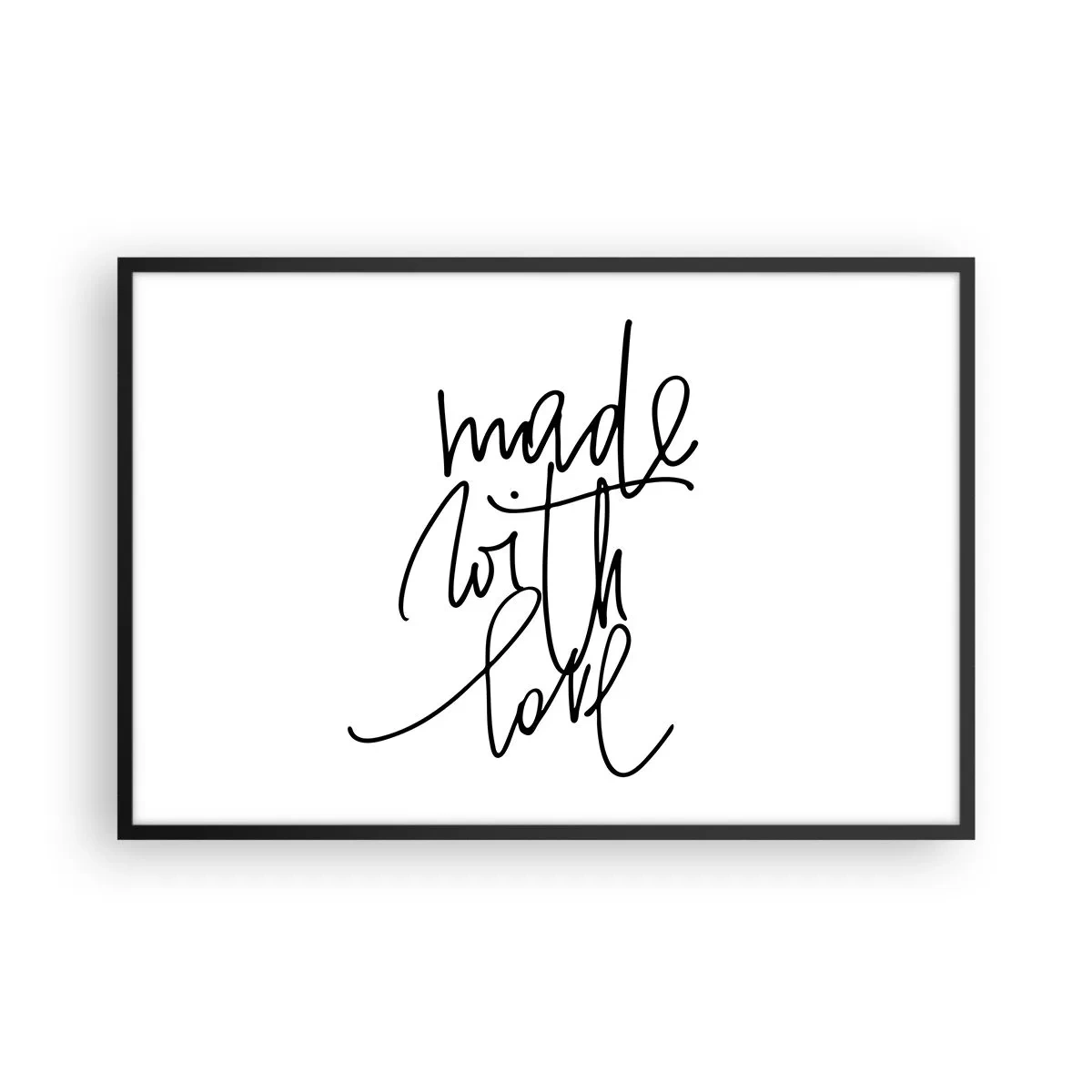 Poster în ramă neagră - Cel mai bun brand - 91x61 cm