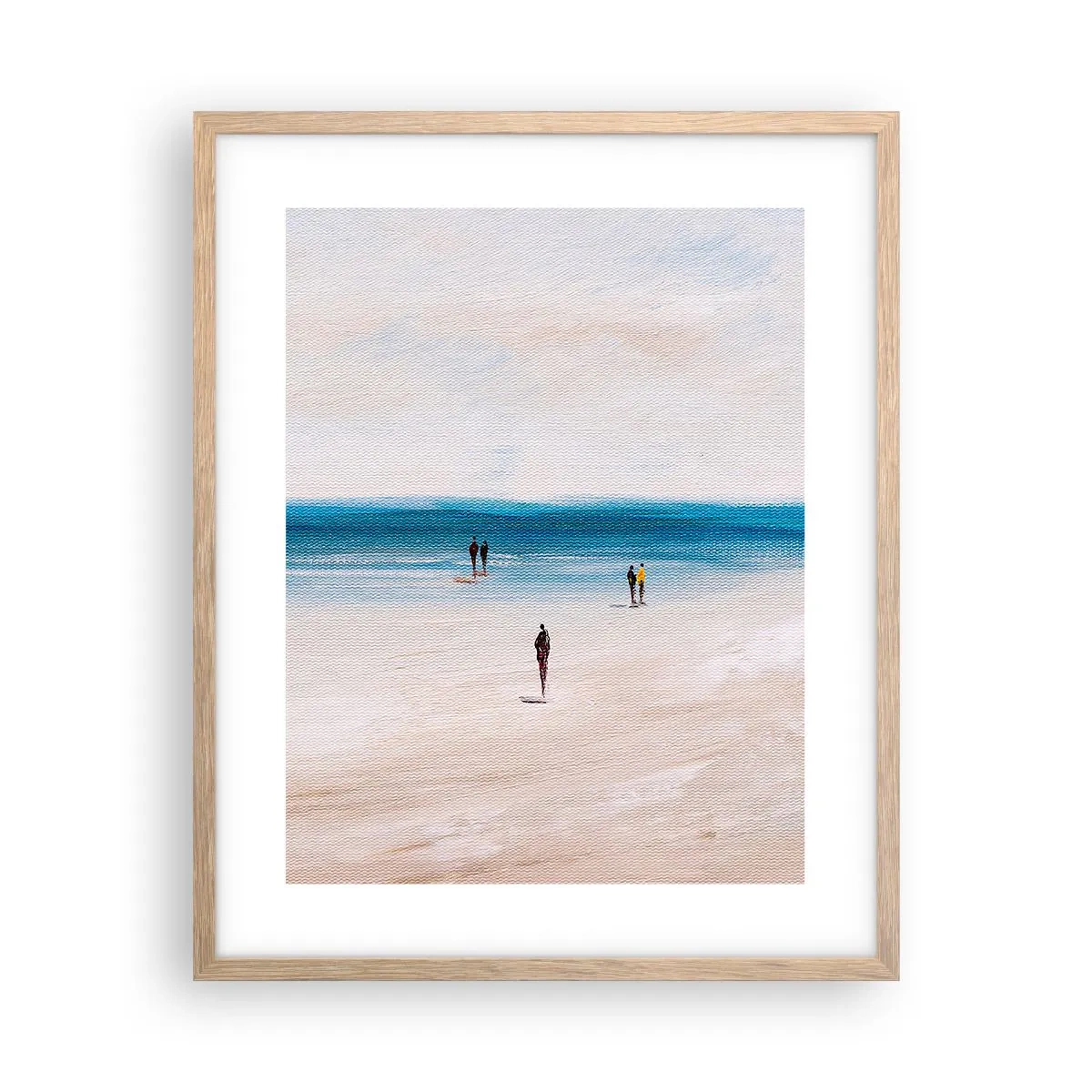 Poster în ramă de stejar deschis - Nevoia naturală - 40x50 cm