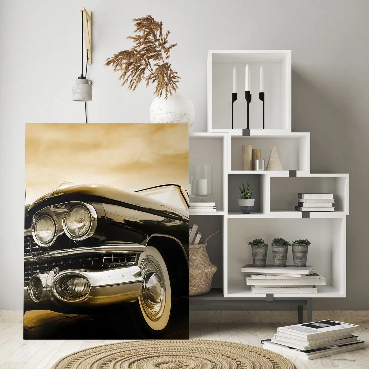 Tablou pe sticlă - Clasicul nu se demodează niciodată - 50x70 cm