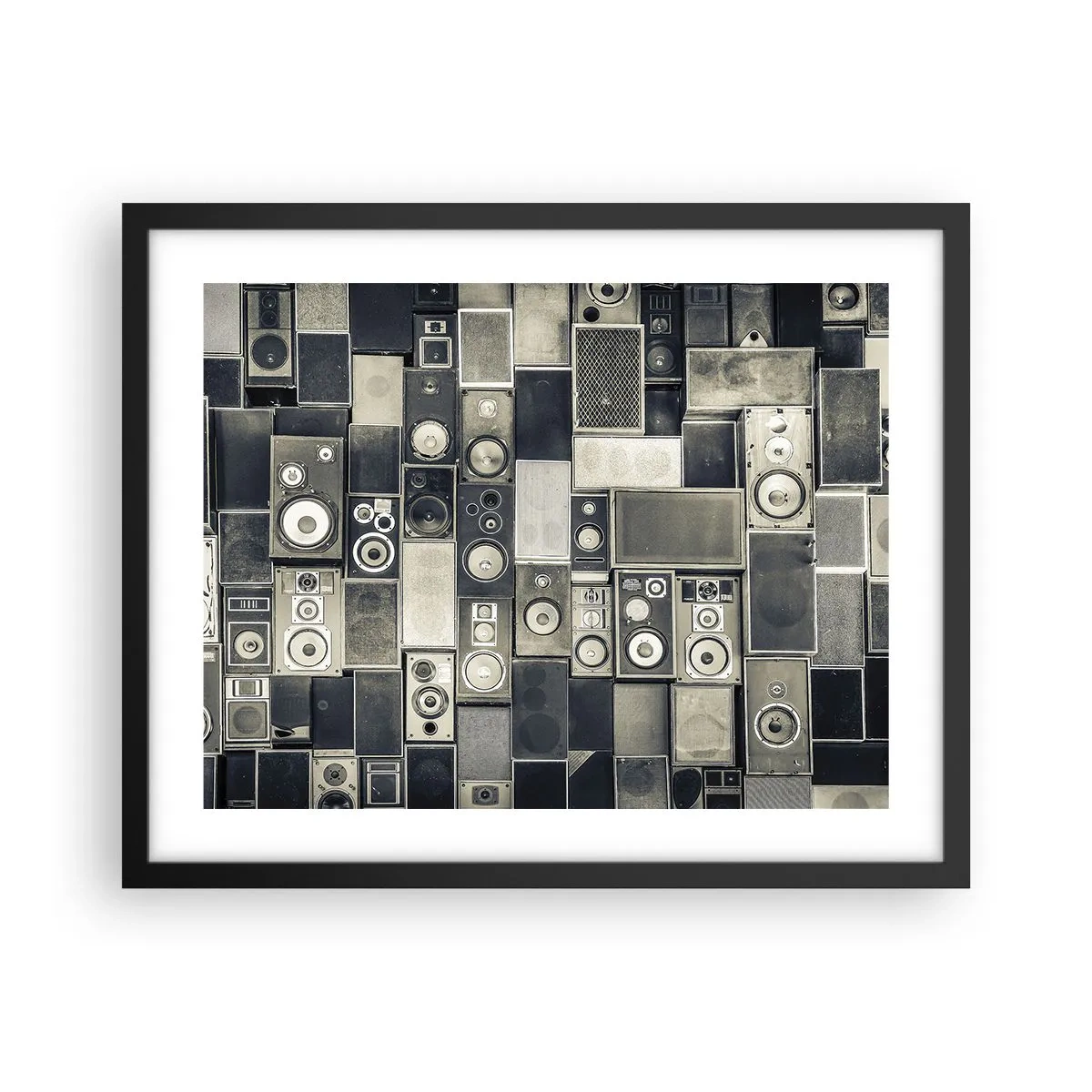 Poster în ramă neagră - Și totul este în regulă - 50x40 cm