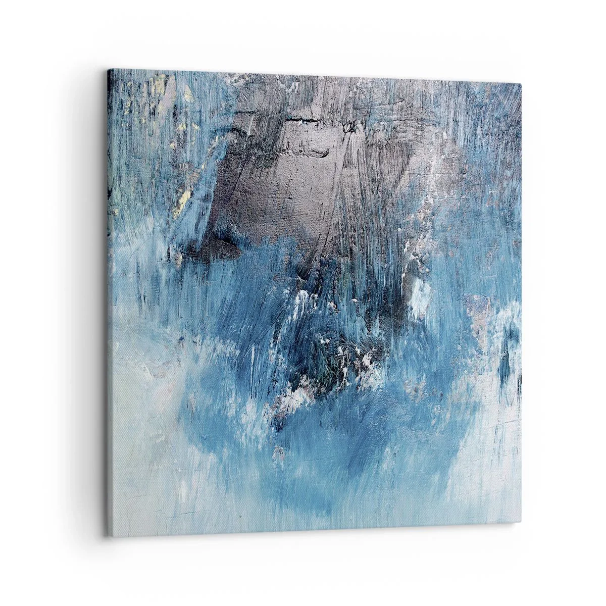Tablou pe pânză - Rapsodie albastră - 50x50 cm