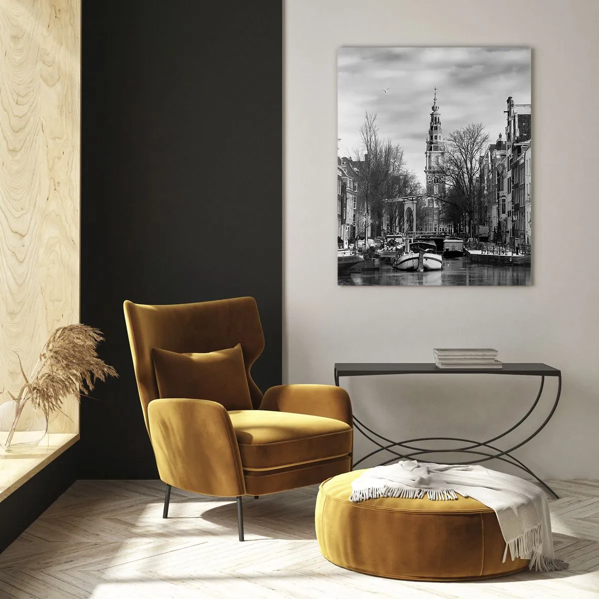 Tablou pe sticlă - Amsterdam vibes - 50x70 cm