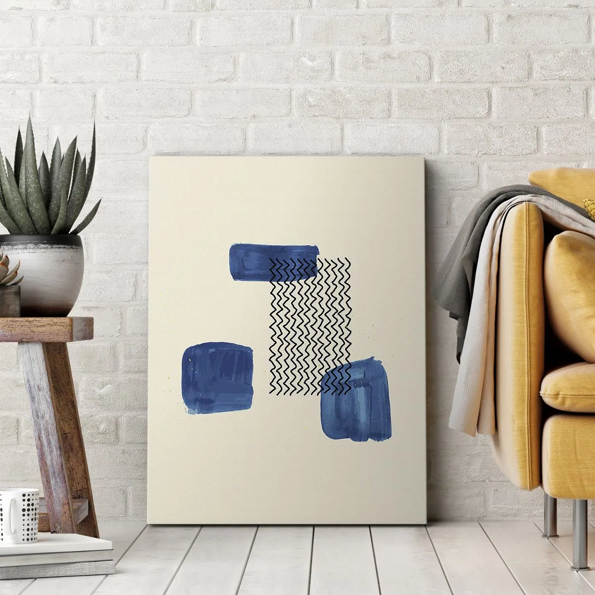 Tablou pe pânză - Cvartet abstract - 50x70 cm
