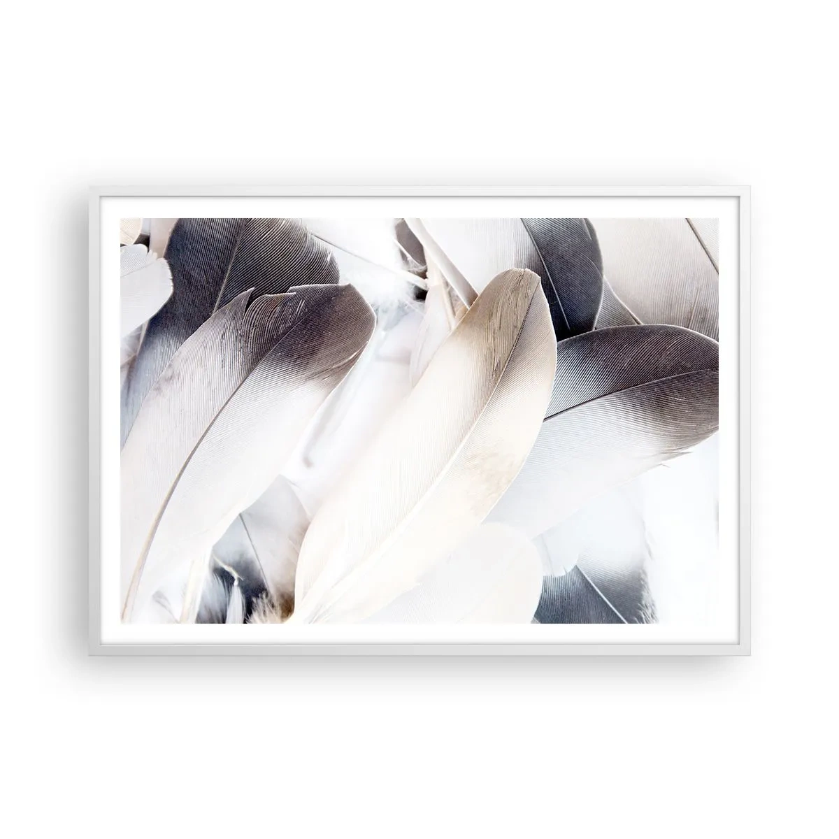Poster în ramă albă - Aproape angelice - 100x70 cm