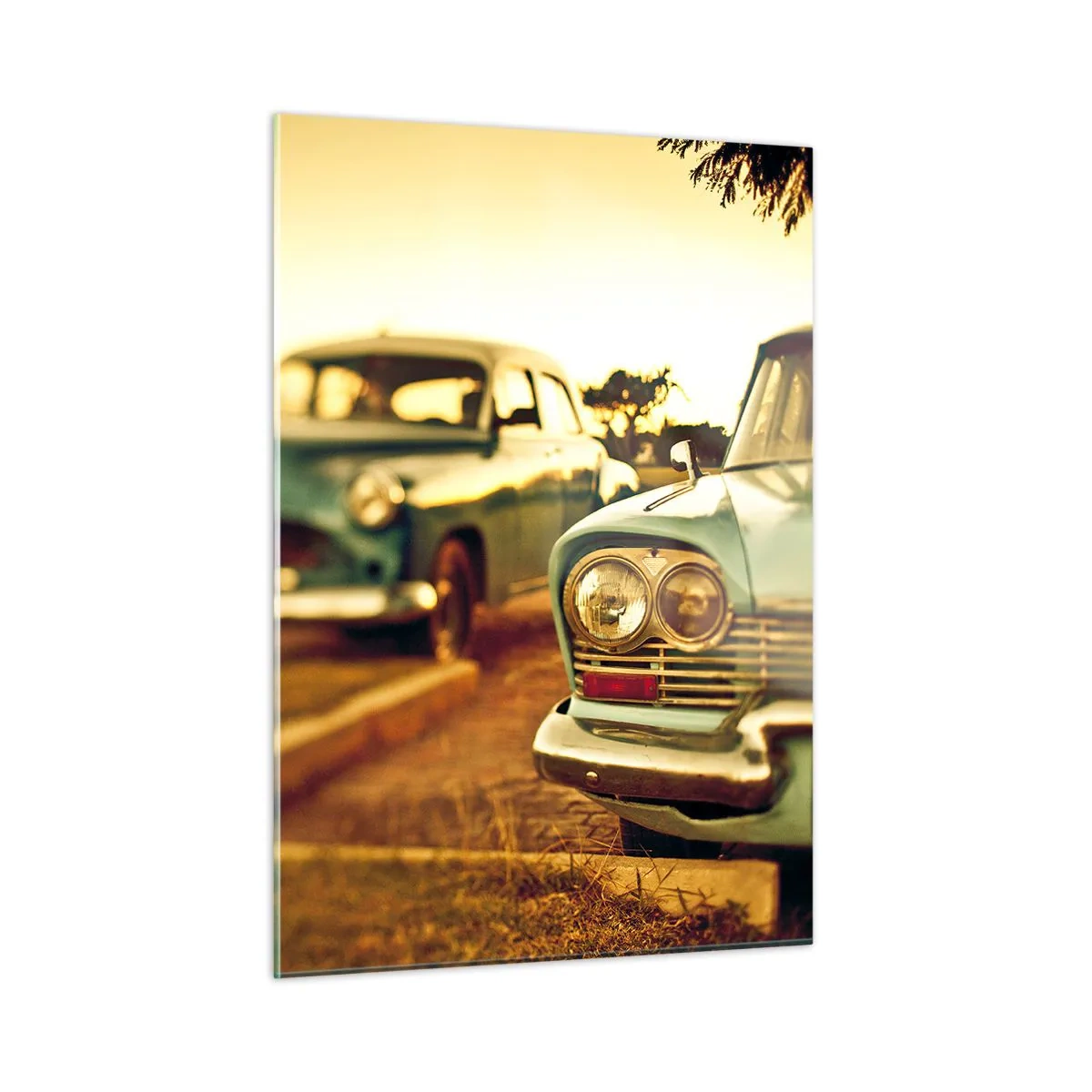 Tablou pe sticlă - Vom aștepta și vom vedea - 50x70 cm