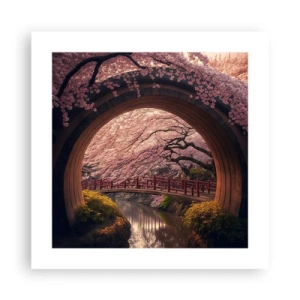 Poster - Primăvara japoneză - 40x40 cm