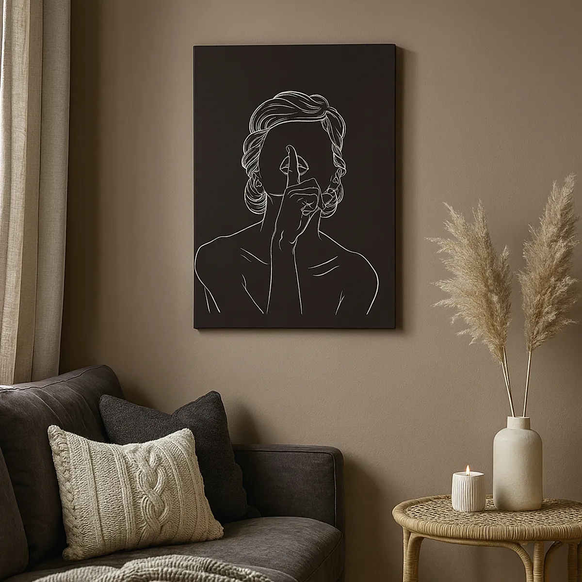 Tablou pe pânză - Frumusețea înflorește în tăcere - 50x70 cm