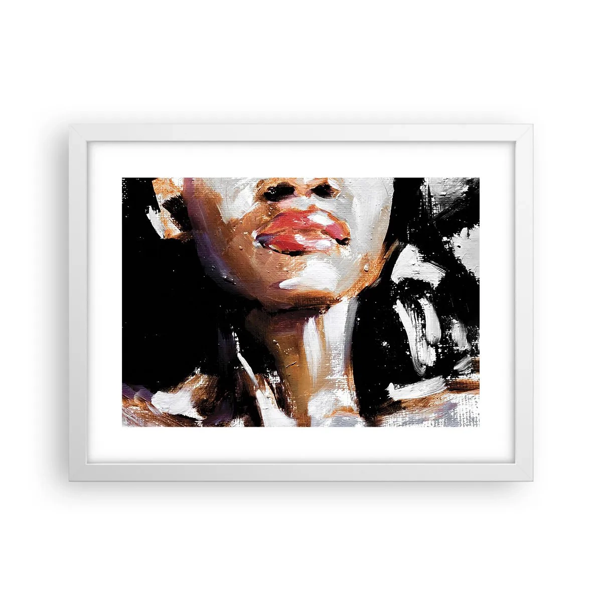 Poster în ramă albă - Mândrie fără prejudecăți - 40x30 cm