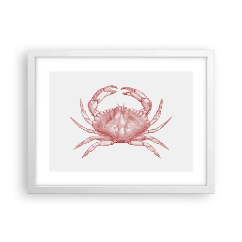 Poster în ramă albă - Crab peste crabi - 40x30 cm