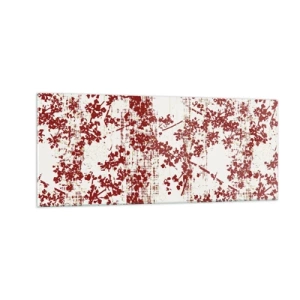 Tablou pe sticlă - Ca un percal vechi - 100x40 cm