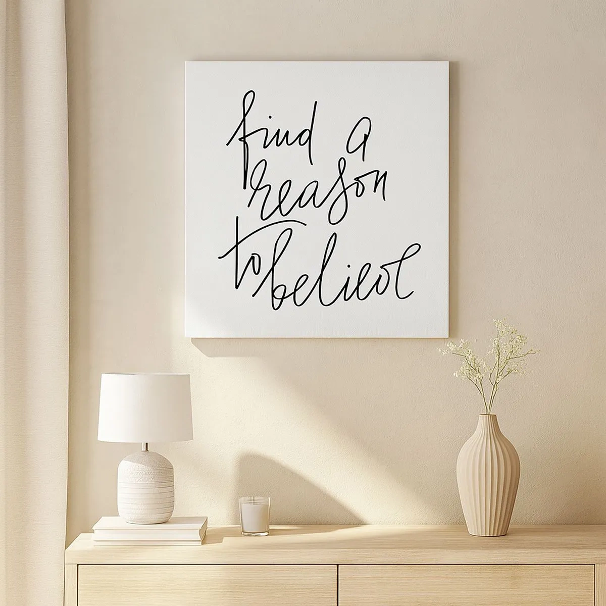 Tablou pe pânză - Este posibil - 30x30 cm