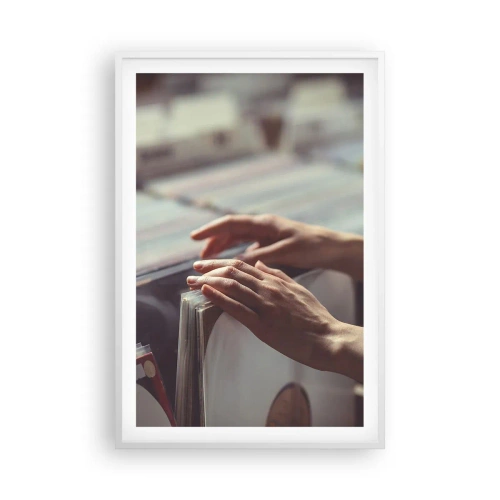 Poster în ramă albă - În căutarea emoției - 61x91 cm