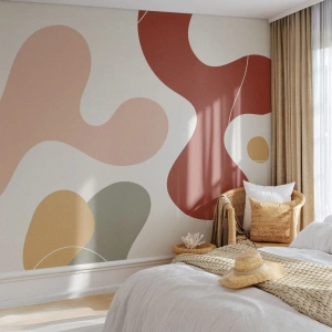 Tapet Standard Eco - Pete colorate? - Abstracția, Bucată, Imaginație - 350x256 cm