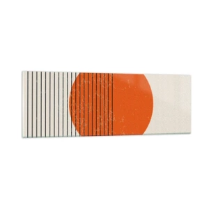 Tablou pe sticlă - Întotdeauna soarele - 90x30 cm