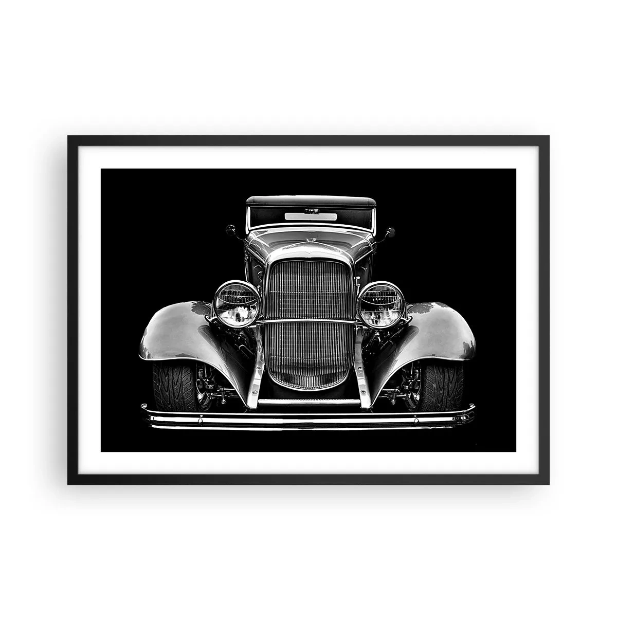 Poster în ramă neagră - Un adevărat gentleman - 70x50 cm