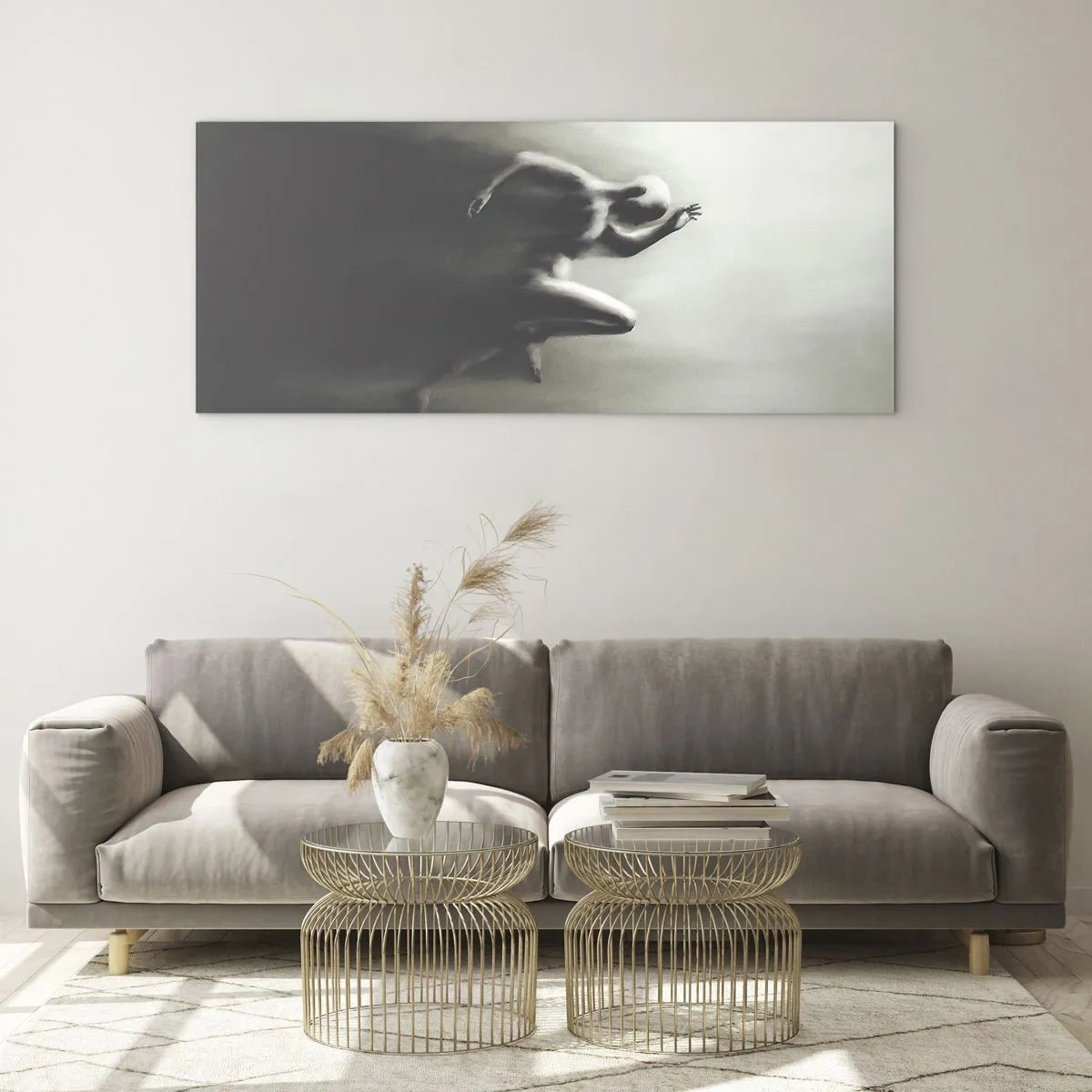 Tablou pe sticlă - De neoprit - 100x40 cm