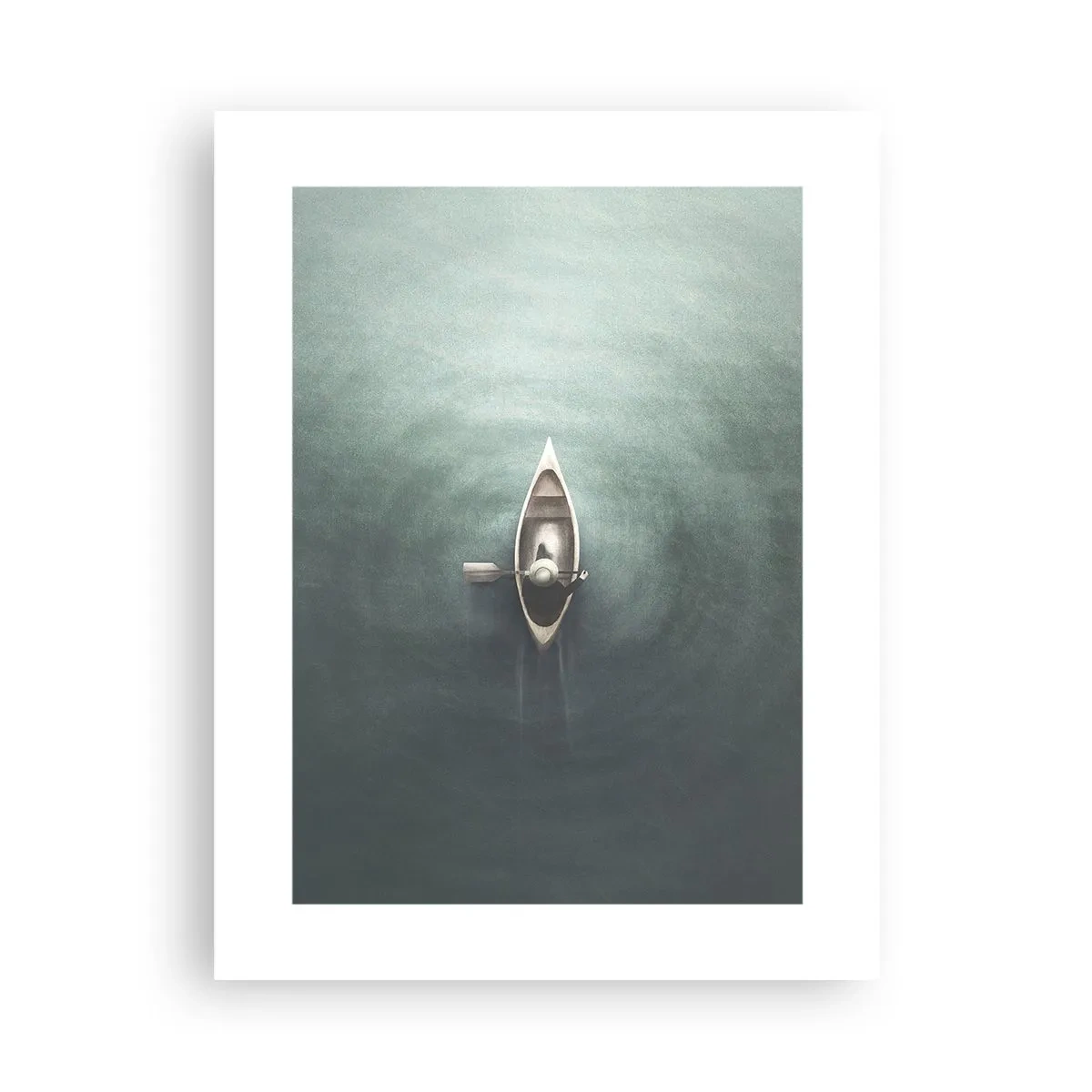 Poster - Peste lacul luminat de lună - 30x40 cm