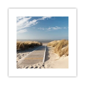 Poster - În spatele dunei, în zumzetul ierbii - 30x30 cm