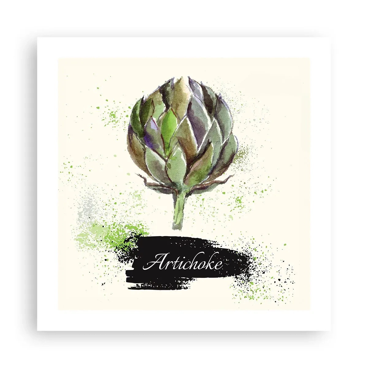 Poster - Trăiască legumele! - 50x50 cm