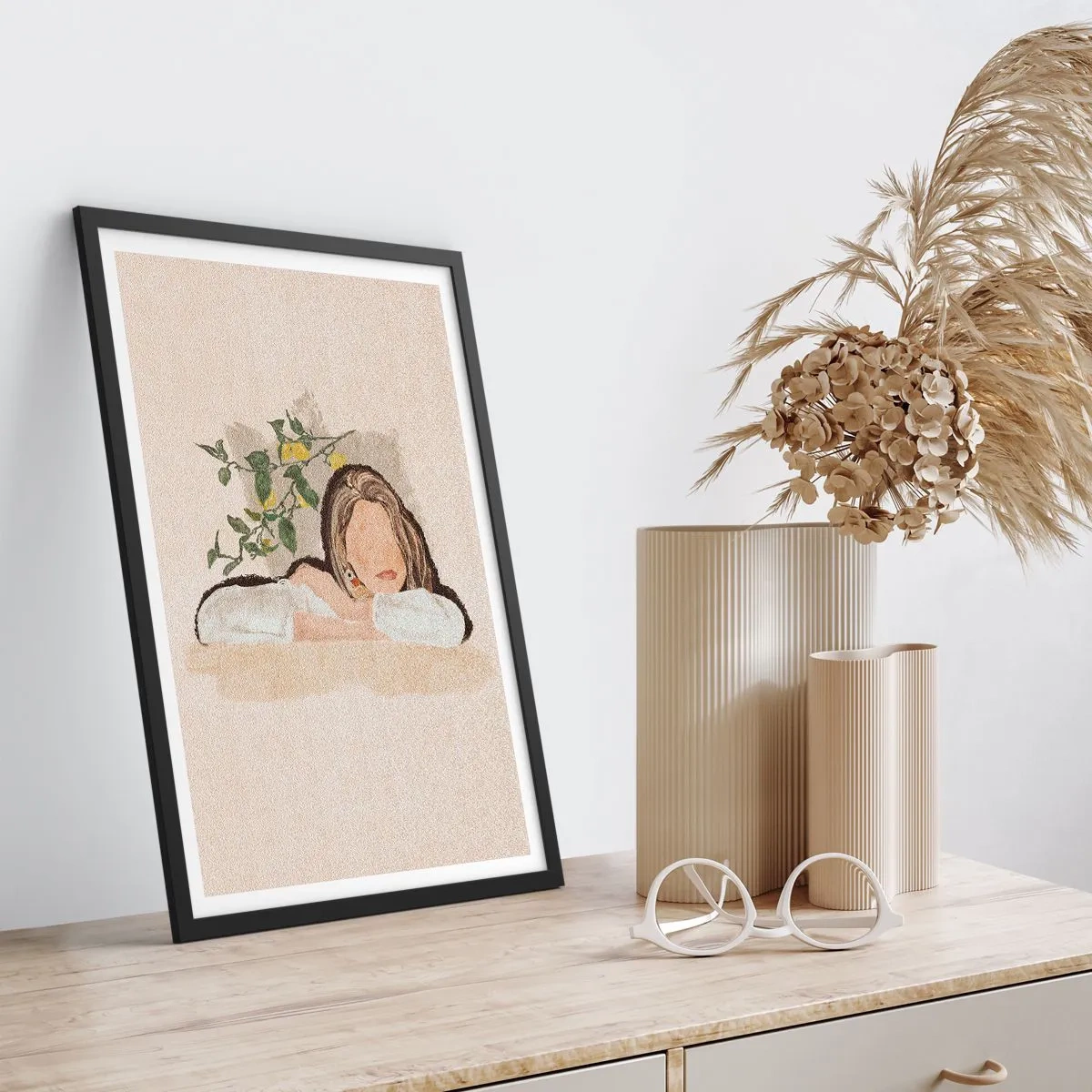 Poster în ramă neagră - Frumusețea sudului - 61x91 cm