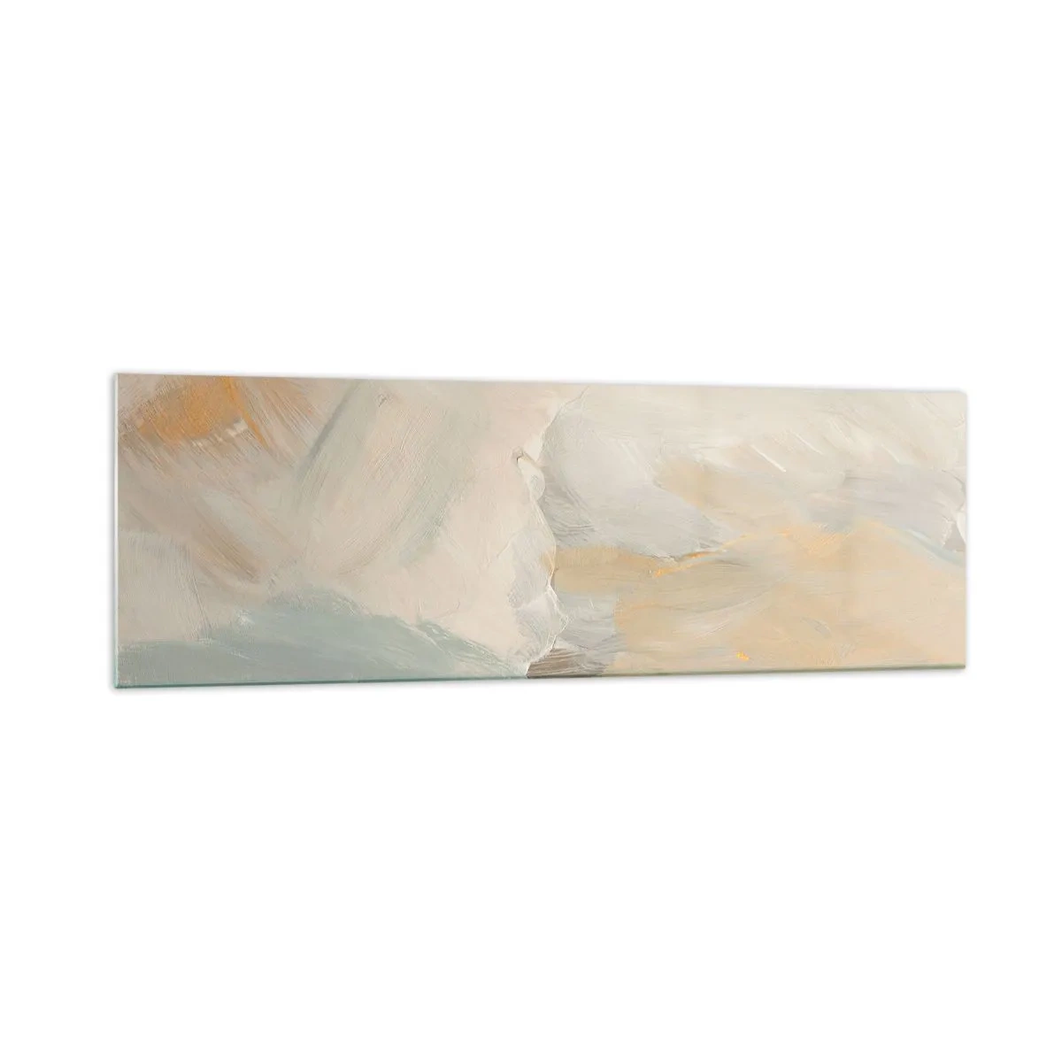 Tablou pe sticlă - Abstracție - lumea blândeții - 160x50 cm