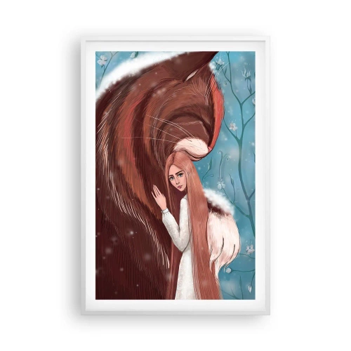 Poster în ramă albă - Bun venit în basm - 61x91 cm