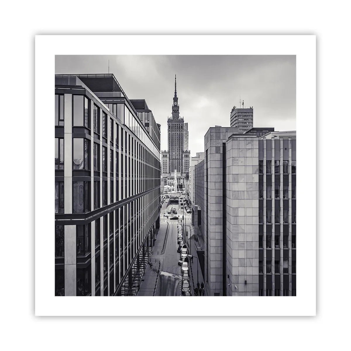 Poster - Vale citadină din Varșovia - 50x50 cm