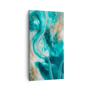 Tablou pe pânză - Râul de aur - 55x100 cm