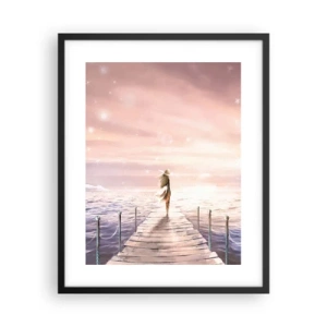 Poster în ramă neagră - În lumina unui vis - 40x50 cm