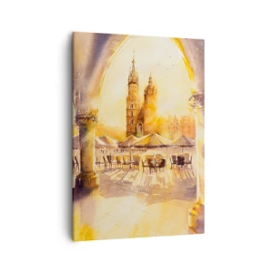 Tablou pe pânză - Răsărit în Cracovia - 50x70 cm