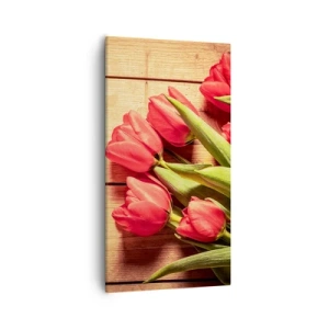 Tablou pe pânză - Mărturisire de primăvară - 55x100 cm