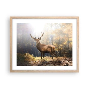 Poster în ramă de stejar deschis - Măreție calmă - 50x40 cm