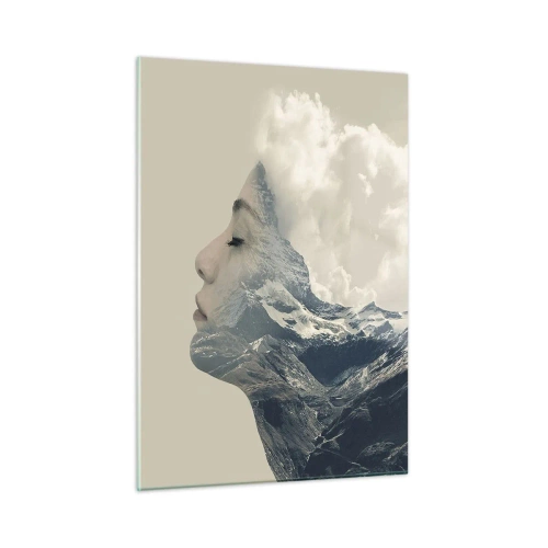 Tablou pe sticlă - Frumusețea elementelor - 50x70 cm