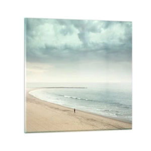 Tablou pe sticlă - Căutând liniștea - 70x70 cm