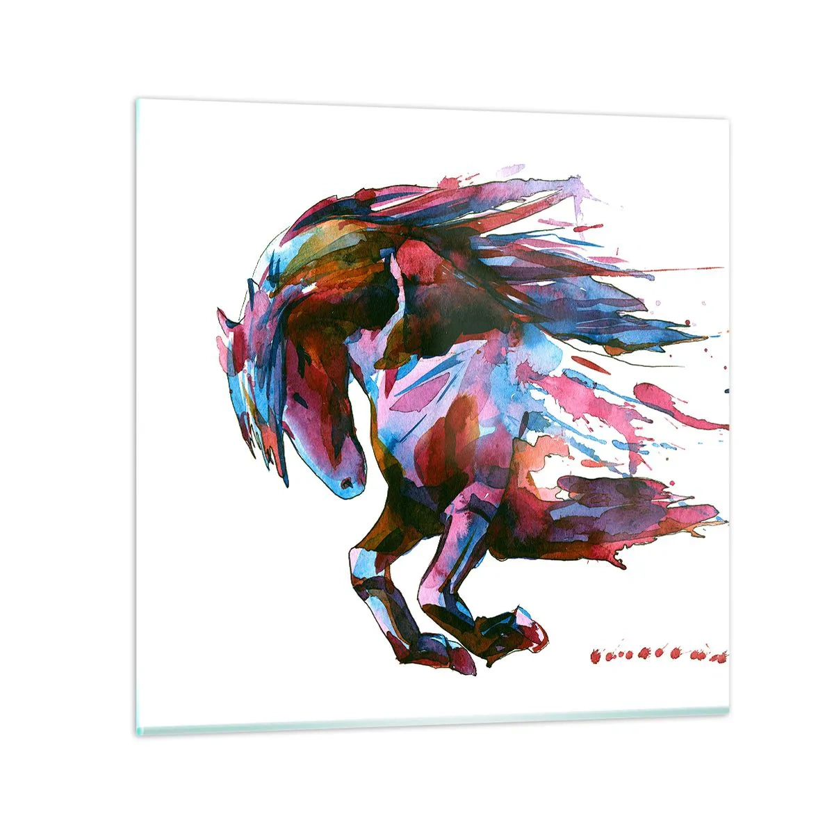 Tablou pe sticlă - În exaltare - 40x40 cm