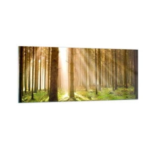 Tablou pe sticlă - Spiridușii sunt pe cale să apară - 100x40 cm