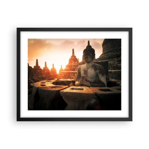 Poster în ramă neagră - Vreme de mare înțelepciune - 50x40 cm