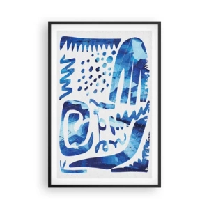 Poster în ramă neagră - Înapoi la rădăcini - 61x91 cm