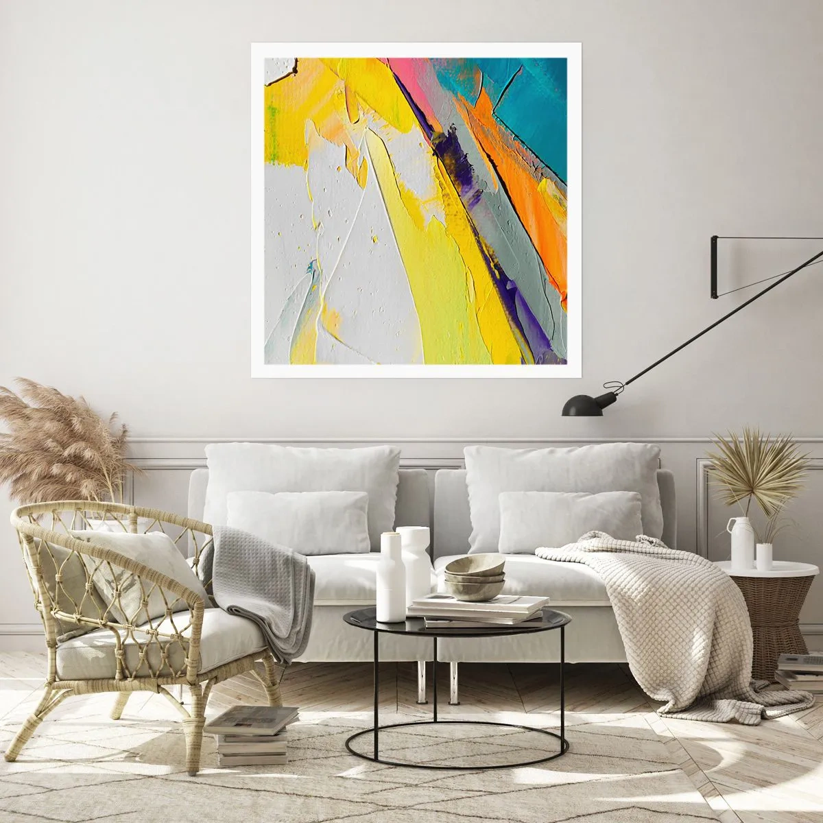 Poster - Anatomia luminii - 40x40 cm