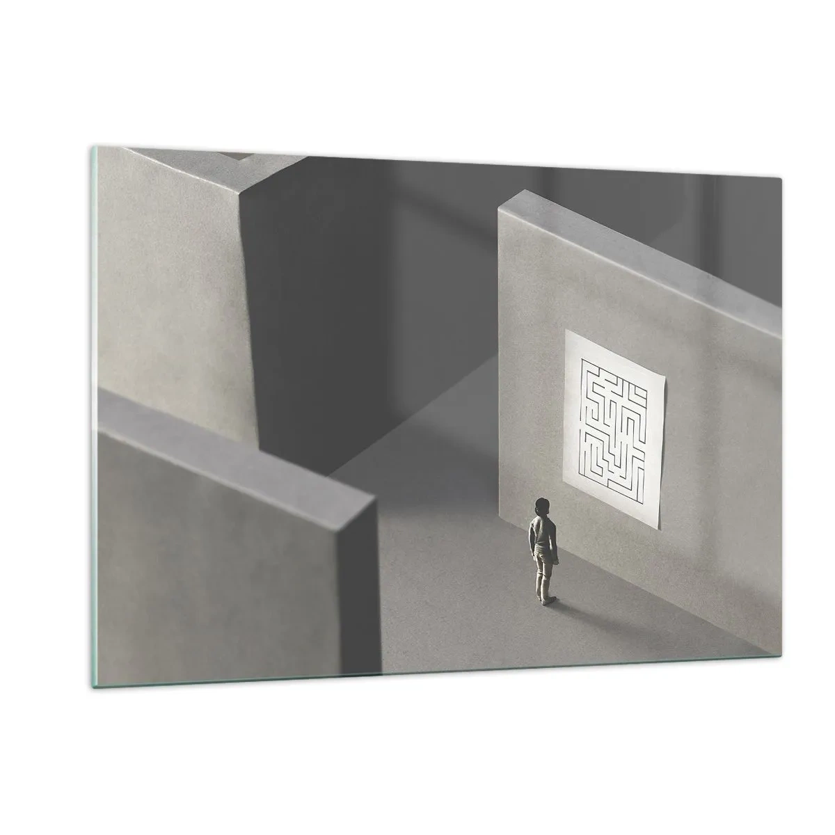 Tablou pe sticlă - Dar unde sunt? - 120x80 cm