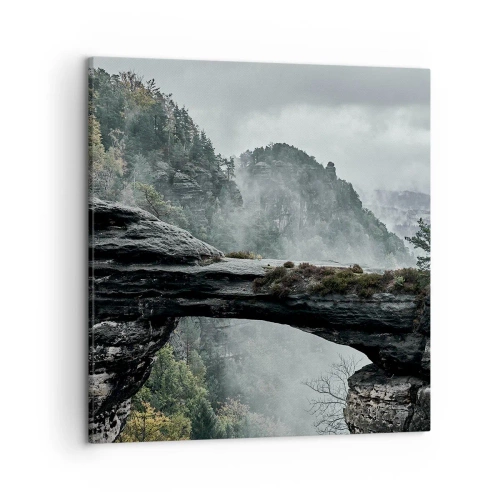 Tablou pe pânză - Aventura este pe cale să înceapă - 50x50 cm