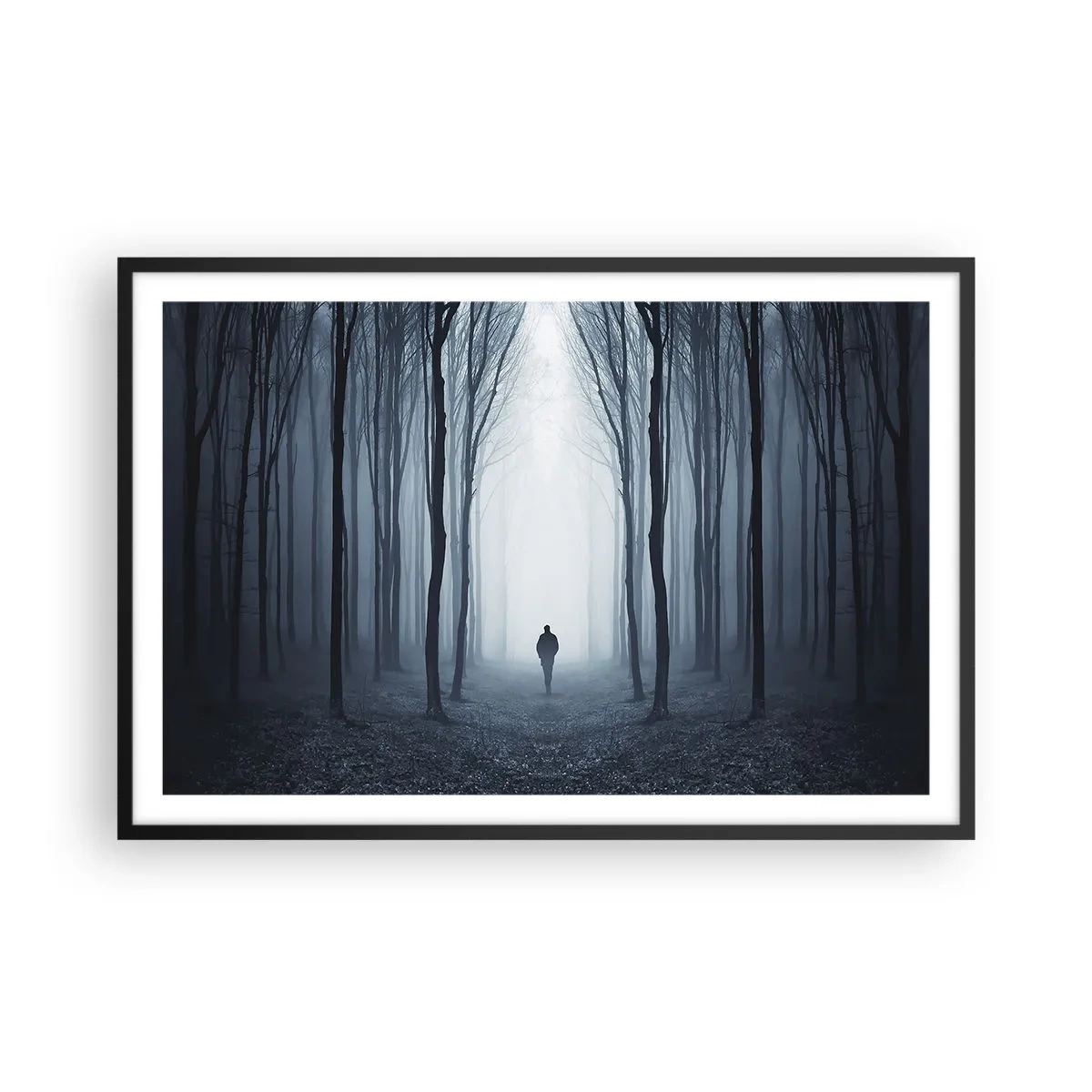 Poster în ramă neagră - Și totul este simplu și clar - 91x61 cm