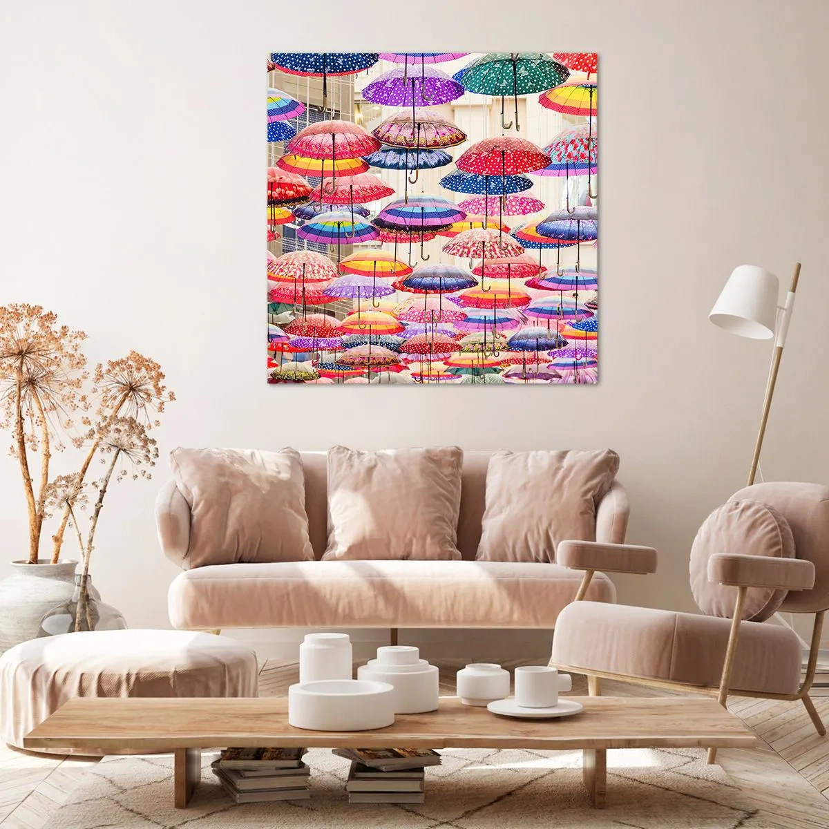 Tablou pe pânză - Pajiște urbană - 60x60 cm