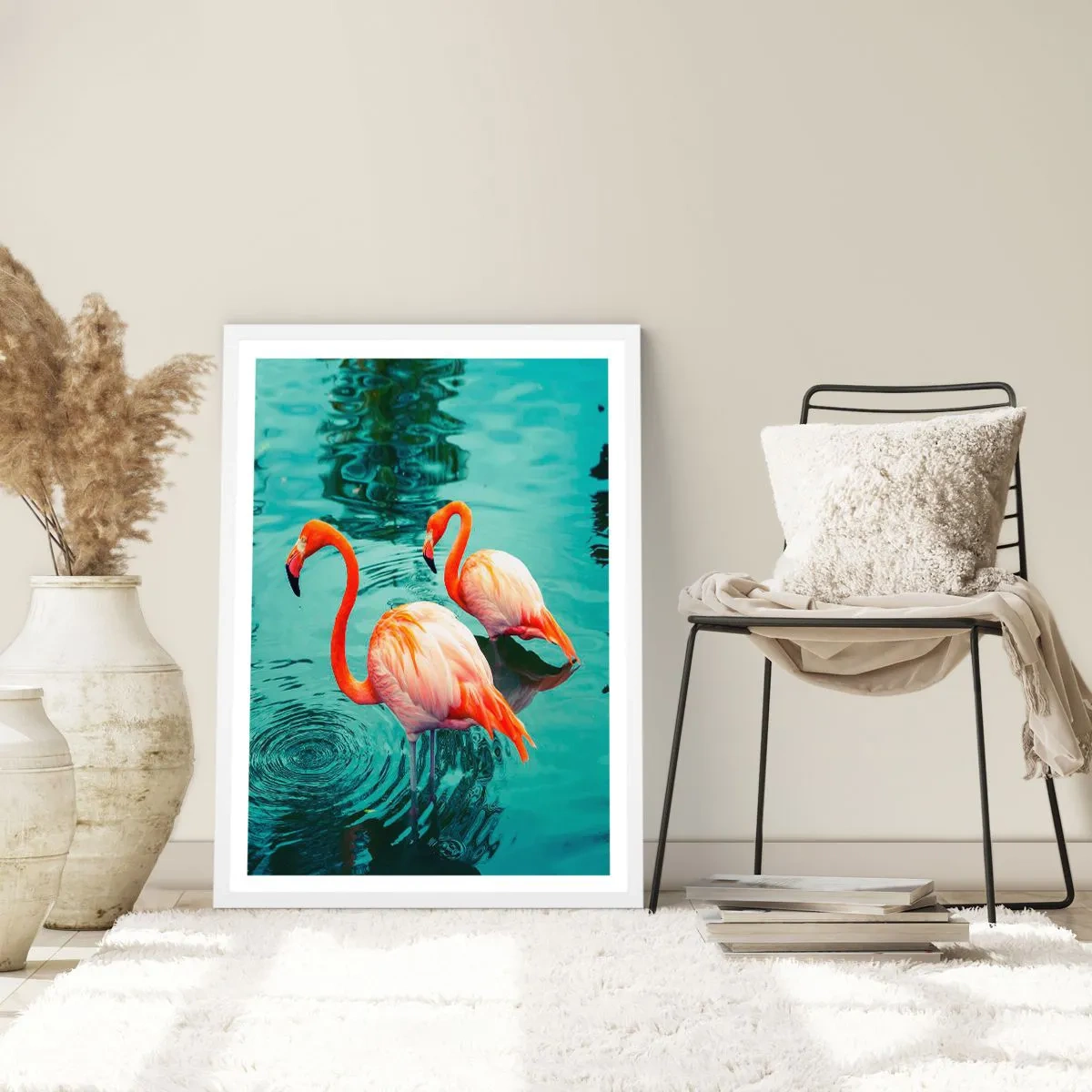 Poster în ramă albă - Suntem bune de revistele de modă - 30x40 cm